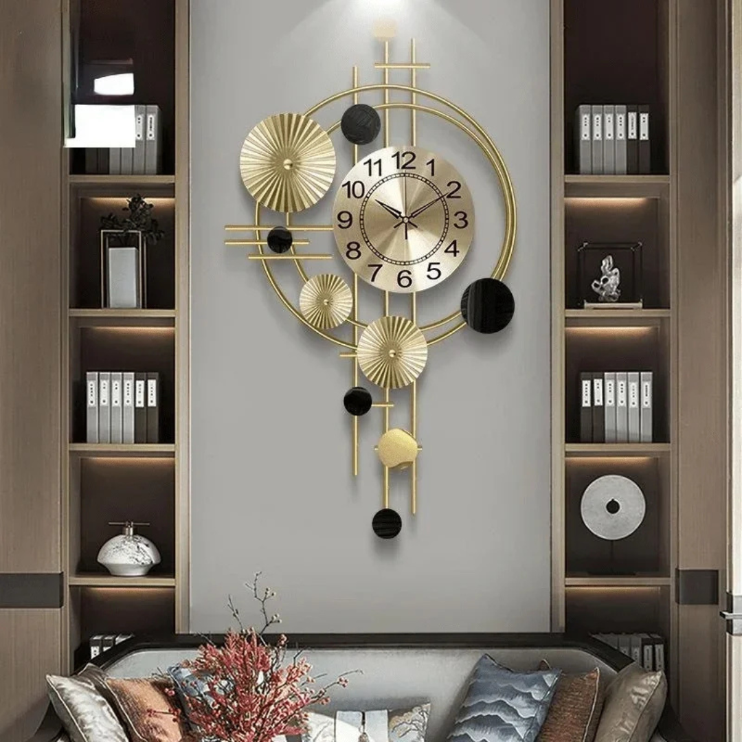 Wall Clock – Modern Metal Design with Silent Movement & Elegant Decorative Appeal