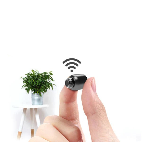 Mini-beveiligingscamera – compacte Full HD-monitor met groothoeklens en slimme bewegingsmeldingen