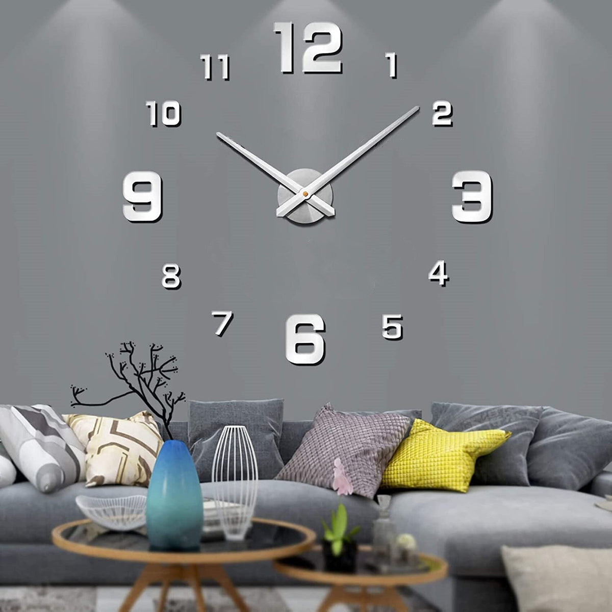 Horloge murale – Design minimaliste moderne avec affichage clair et mouvement à quartz silencieux
