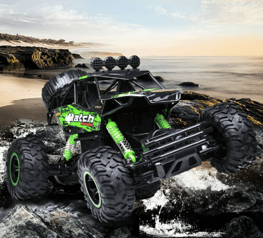 RC Monster Truck 4x4 – Off-Road Buggy with 2.4GHz Remote & LED Lights