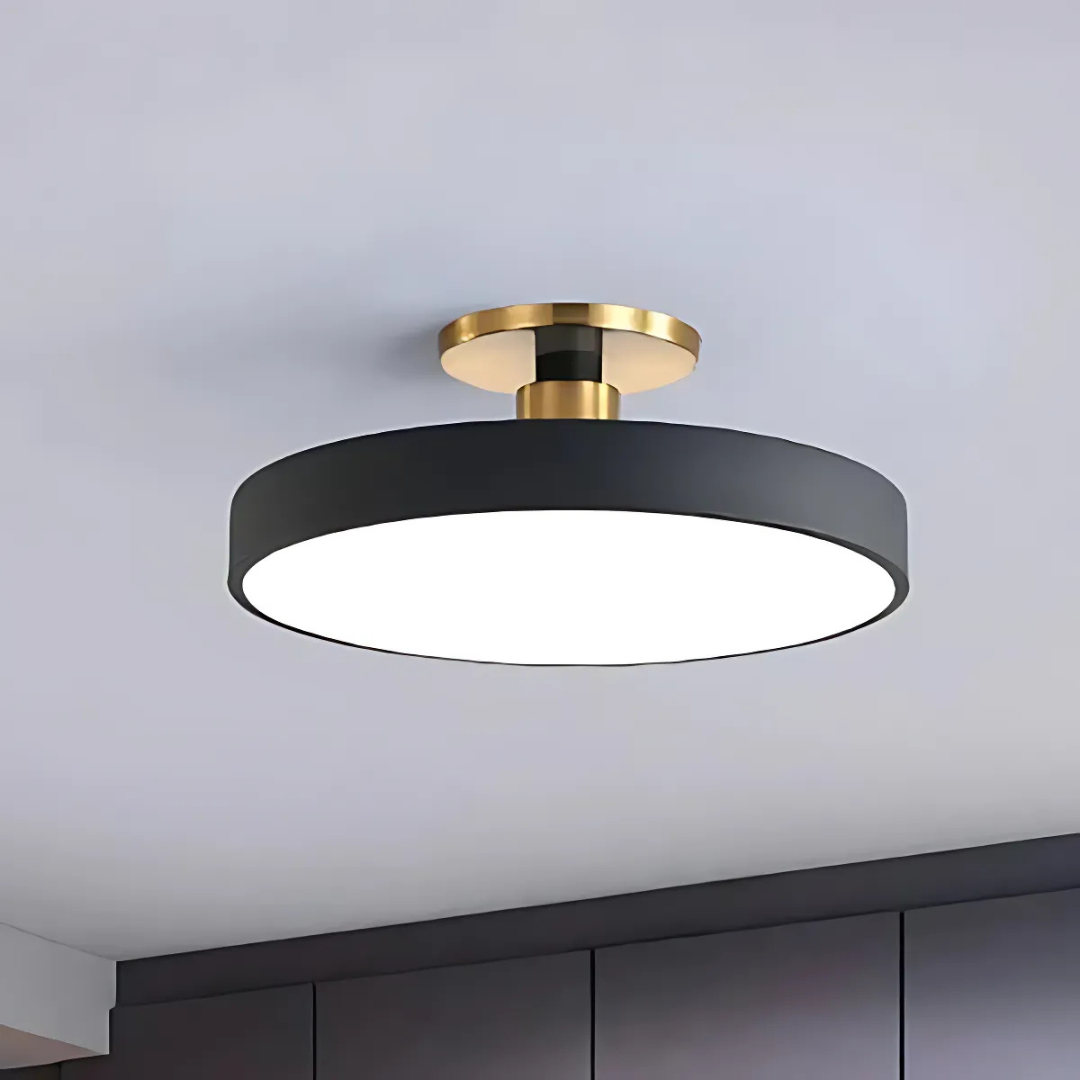 Scandinavian LED Ceiling Light – Dimmable Illumination & Modern Minimalist Design
