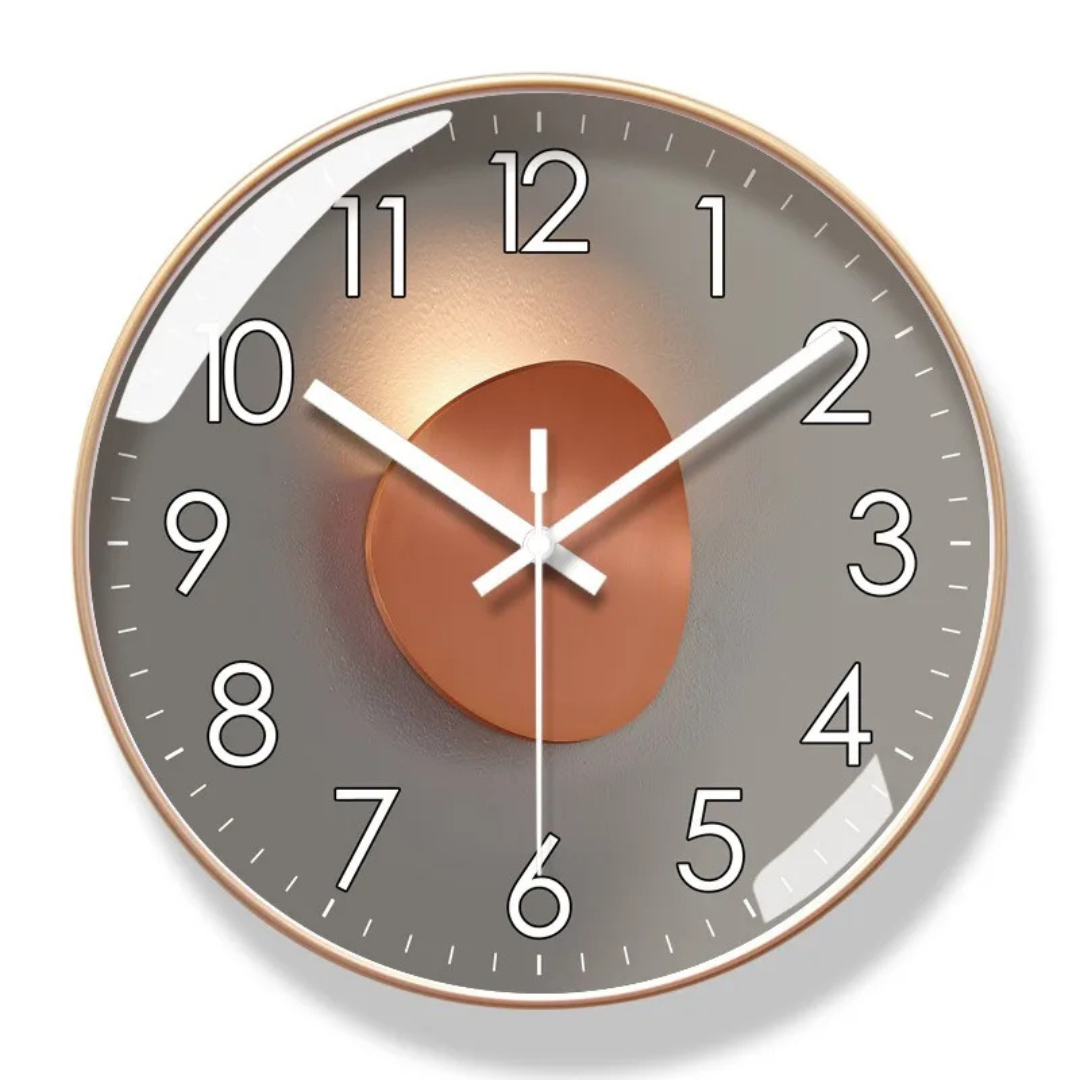 Wall Clock – Modern Minimalist Design with Silent Quartz Movement for Elegant Interiors
