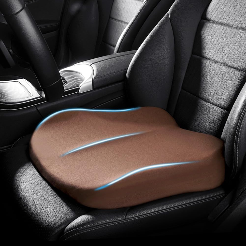 Coussin rehausseur de siège auto pour meilleure visibilité et confort de conduite