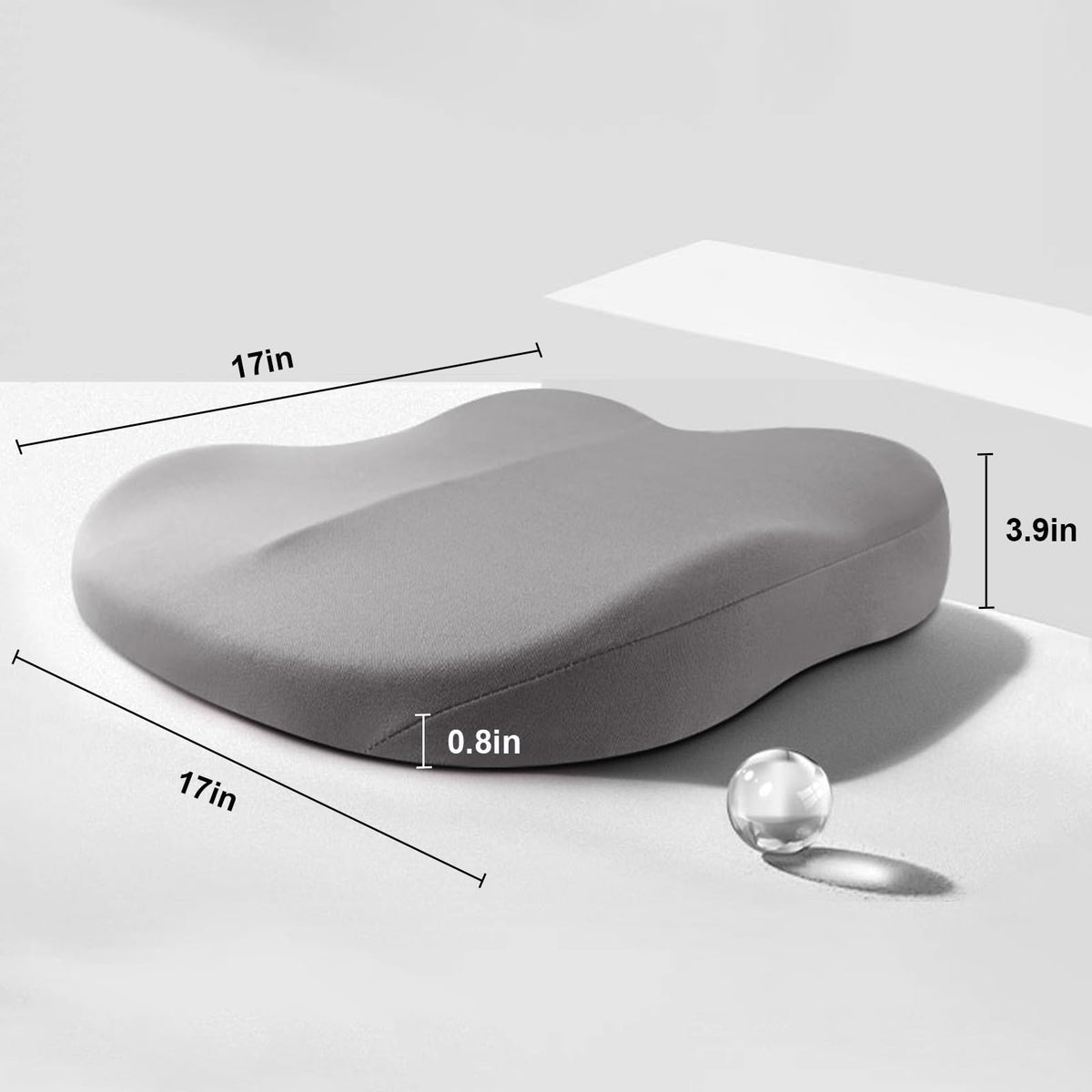 Coussin rehausseur de siège auto pour meilleure visibilité et confort de conduite