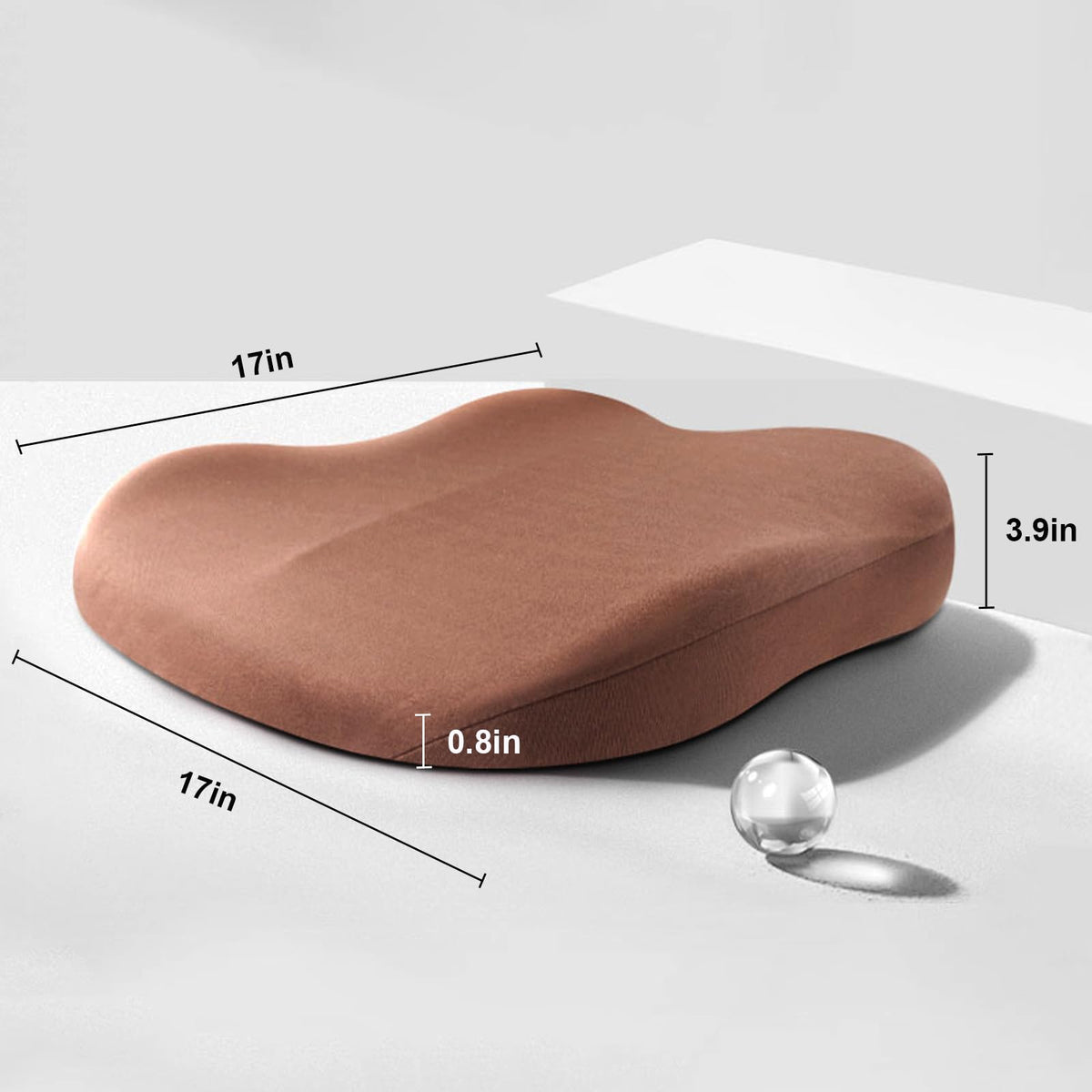 Coussin rehausseur de siège auto pour meilleure visibilité et confort de conduite