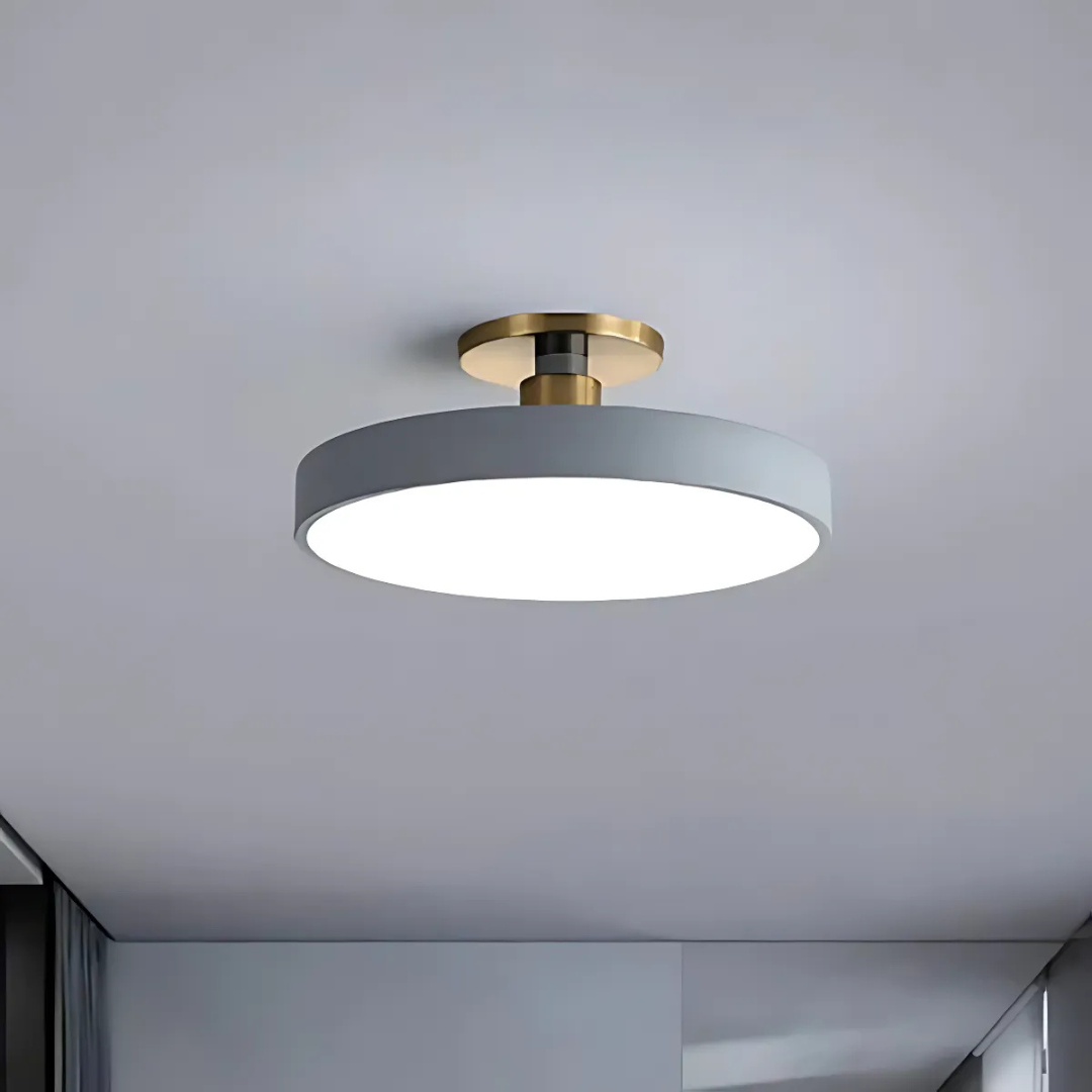 Scandinavian LED Ceiling Light – Dimmable Illumination & Modern Minimalist Design