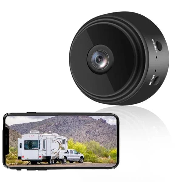 Draadloze HD-achteruitrijcamera met magnetische bevestiging en 360° verstelbare positie voor eenvoudig parkeren