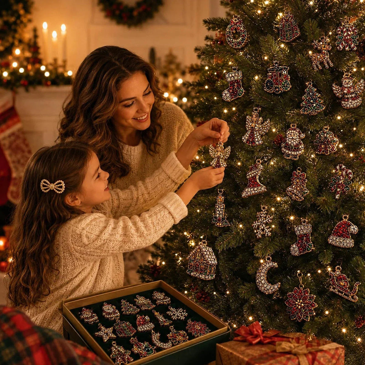 Diamond painting advent calendar