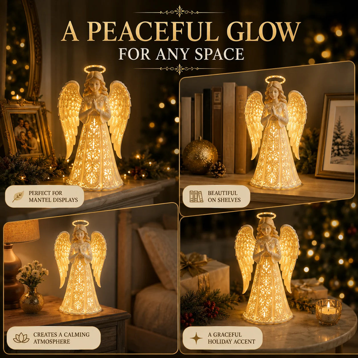 ✨ Angel Christmas Guardian Light – A Symbol of Hope, Love & Protection 5