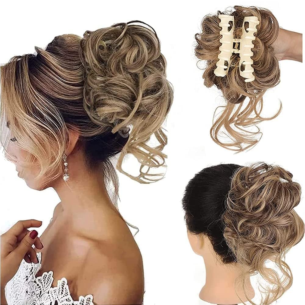Curly Bun Hair Claw Clips Kalsten 12