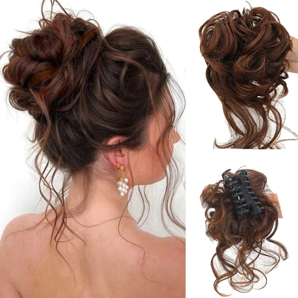 Curly Bun Hair Claw Clips Kalsten 4