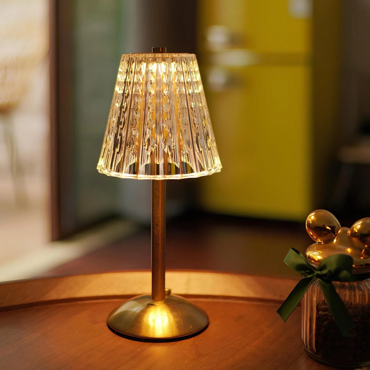 Champagne Crystal Table Lamp 1