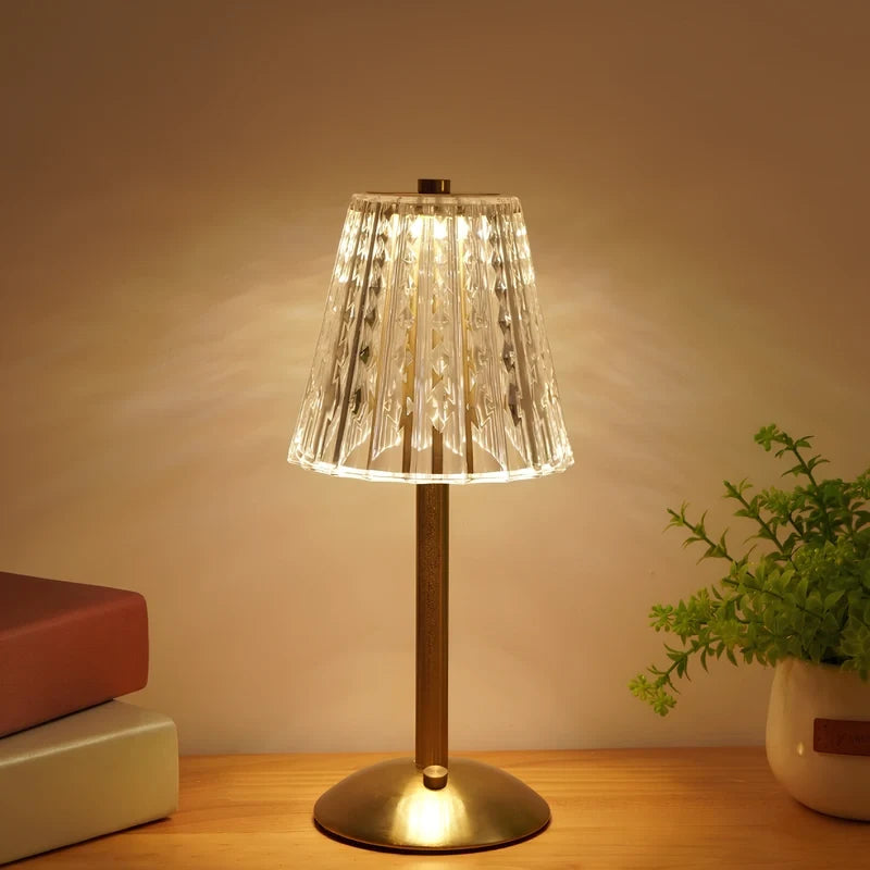 Champagne Crystal Table Lamp 3