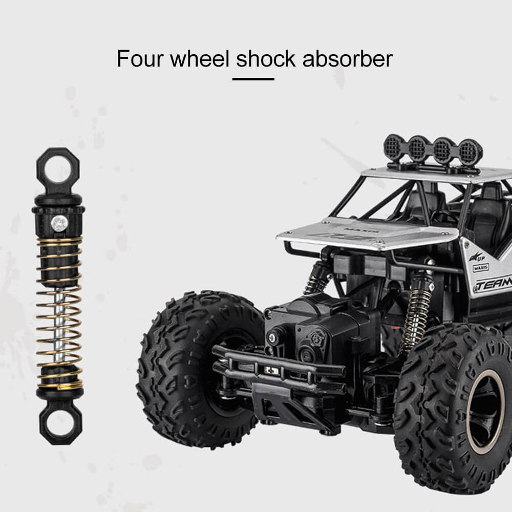 Camion monstre télécommandé 4WD avec performance tout-terrain puissante et construction en alliage durable