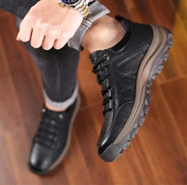 Men's leather shoes