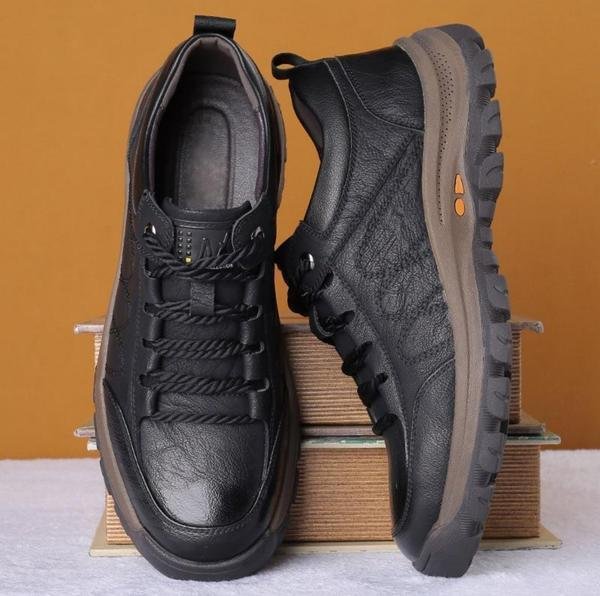 Men's leather shoes