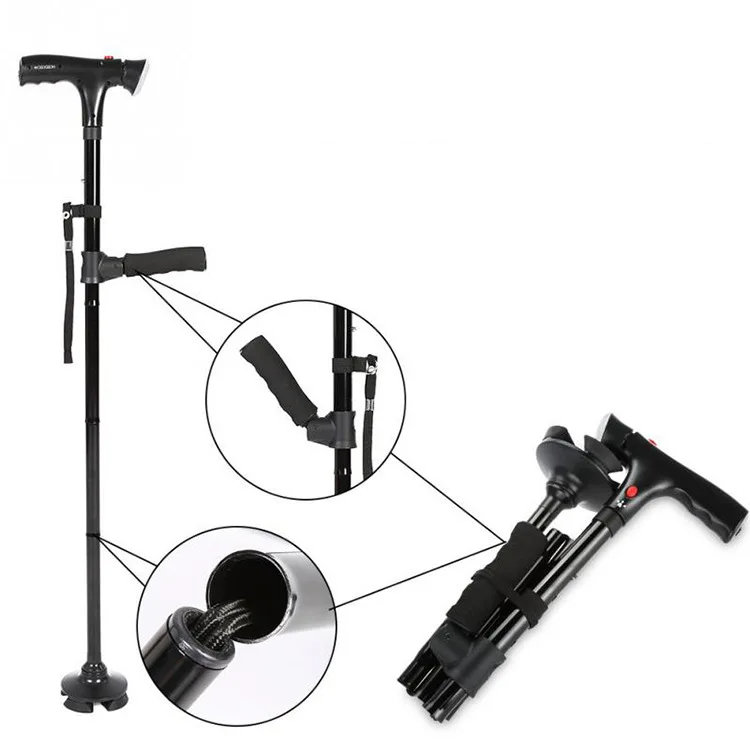 Wandelstok – Lichtgewicht steunstok met ergonomisch handvat en stabiele grip voor dagelijks gebruik