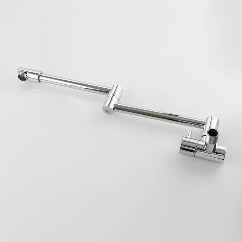 Kalsten | Modern Pull-down Faucet Single Handle Wall Mounted Pot Filler Low Profile 1-Hole Filler 8
