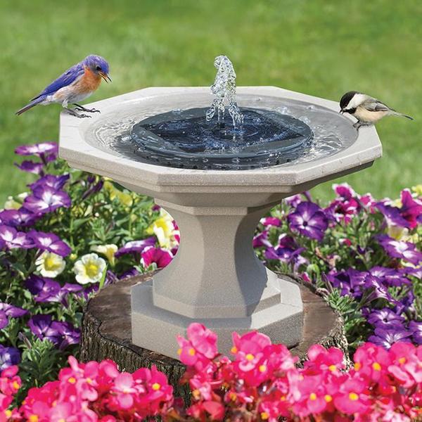 Kalsten | Solar Bionic Fountain for Gardens Birth Bath for Floor / Ground 0