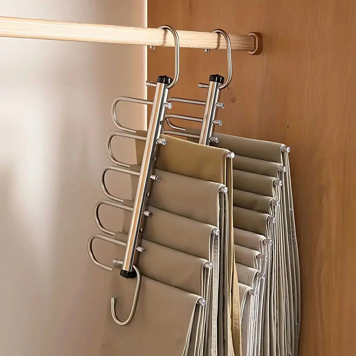 Closet hanger organizer