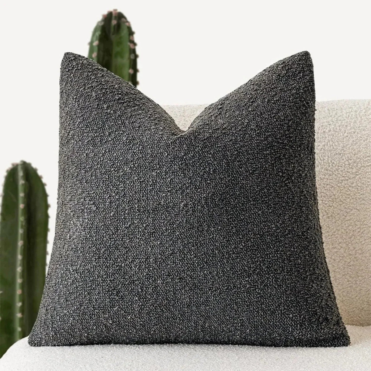 Bouclé pillow cover