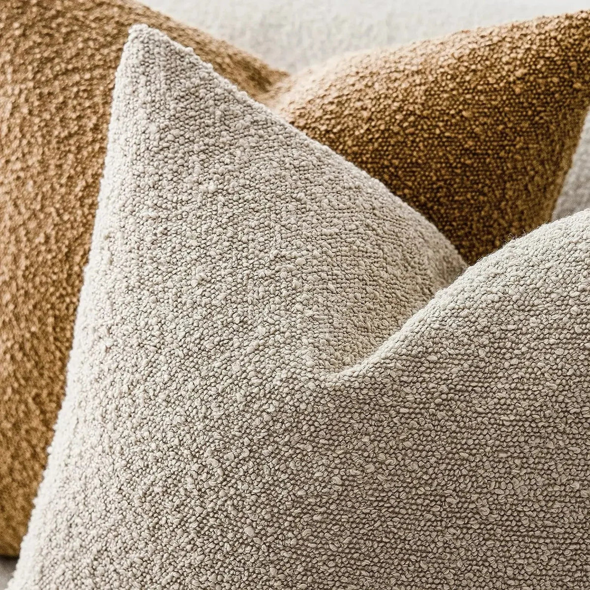 Bouclé pillow cover