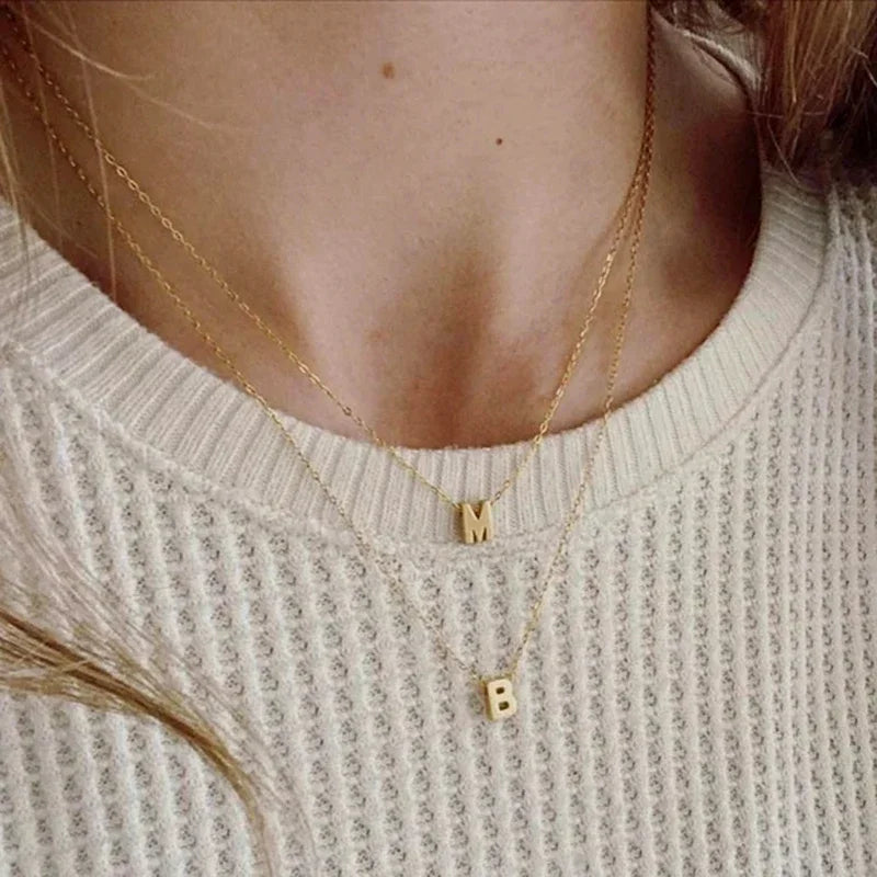 Initial necklace