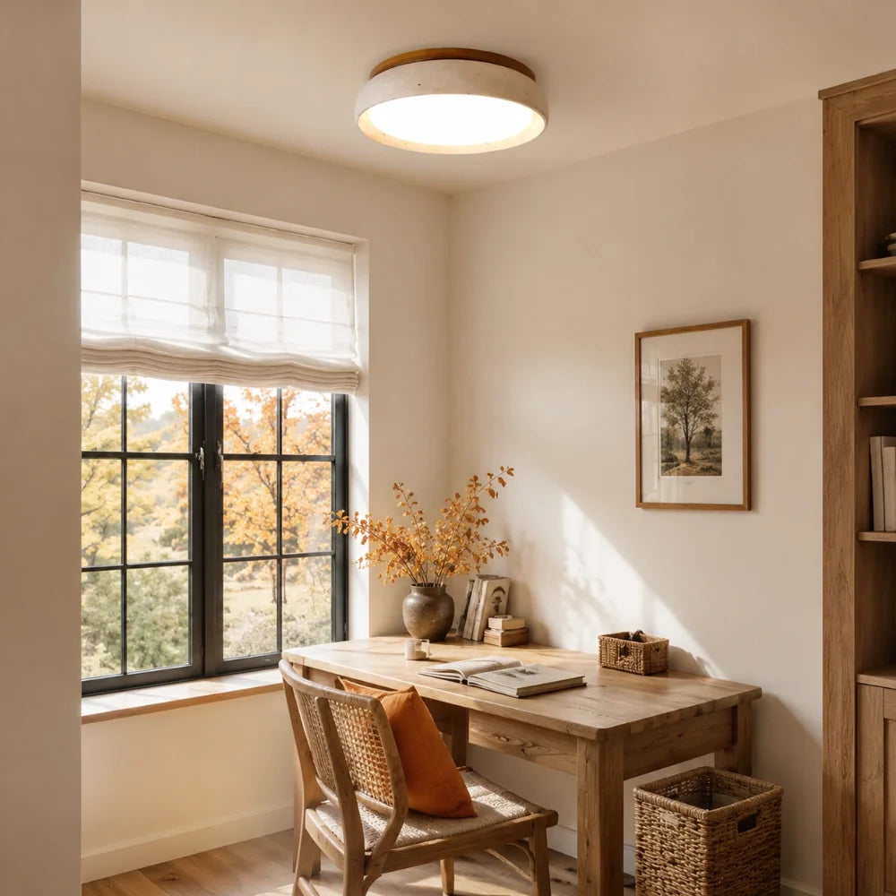 Modern Scandinavian Travertine Ceiling Light 7
