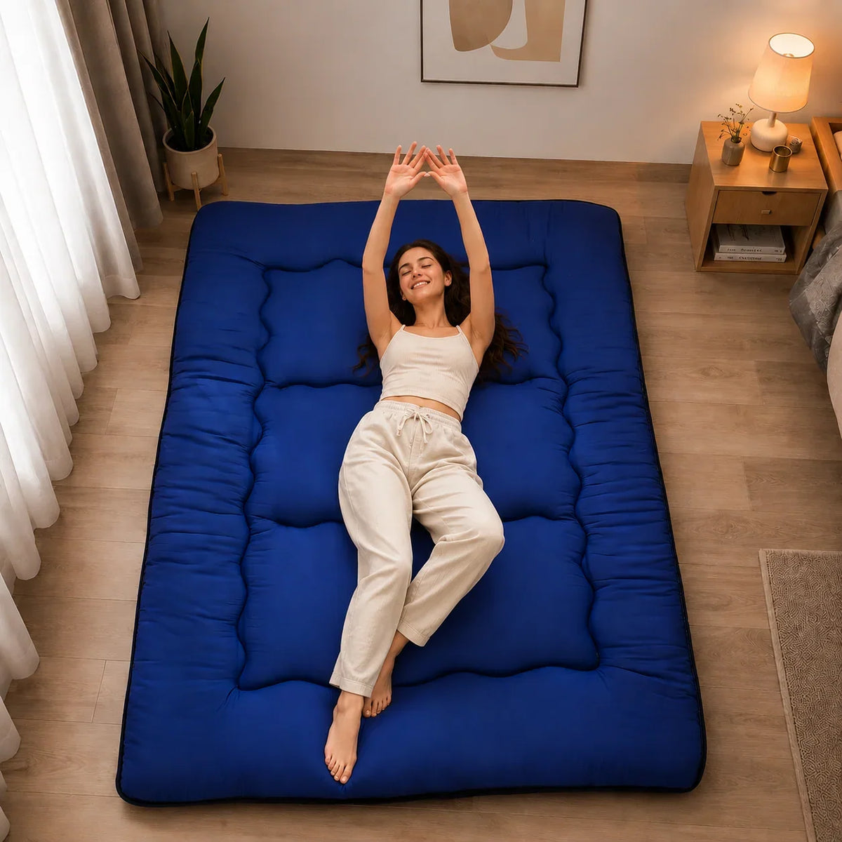 Folding futon mattress