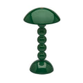 Rechargeable Bobbin LED Lamp in Racing Green with Adjustable Brightness 0