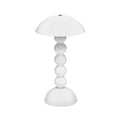 Rechargeable White Lacquer LED Lamp with 3 Brightness Levels for Versatile Lighting 0