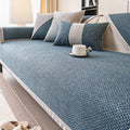 Sofa Cover – Breathable Woven Cotton Blend, Non-Slip Backing & Modular Fit