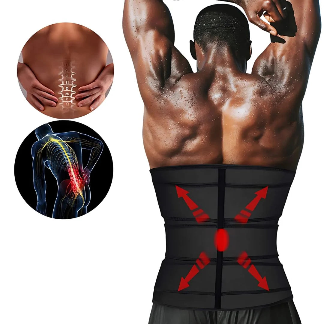ThermoCore | Waist Trainer Belt – Triple Compression – Breathable Neoprene Fit – Post‑Workout & Postpartum Use Kalsten 3