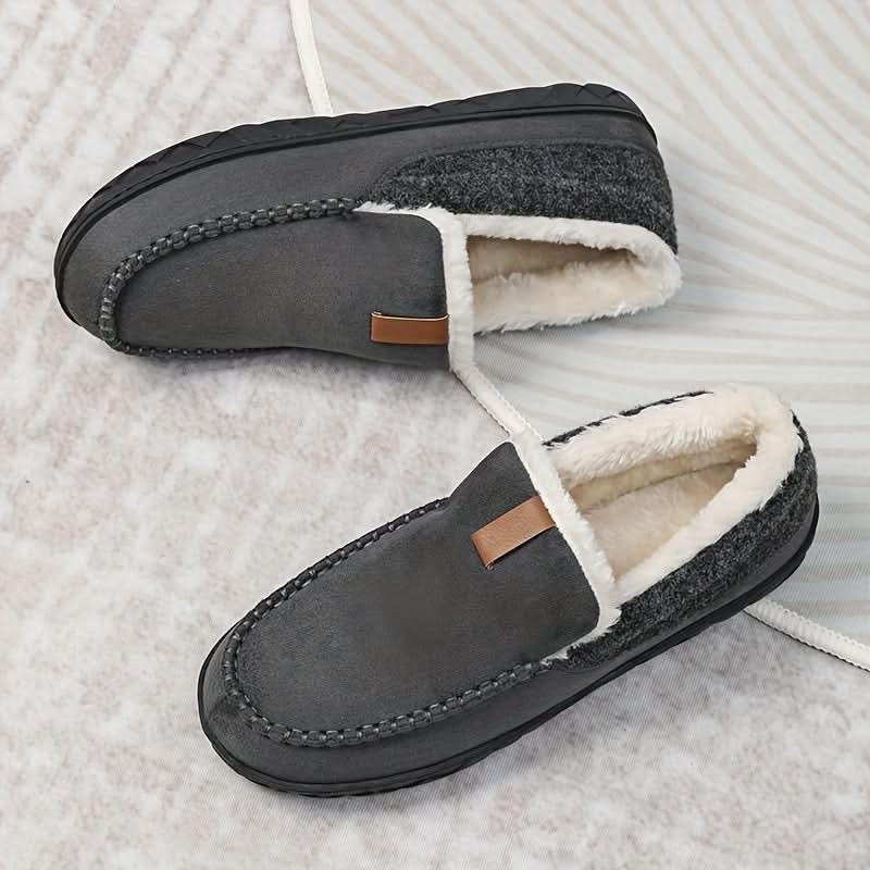 Strick-Loafer Herren | Hausschuhe aus weichem Strick mit Bequemem Design | Ideal für Winterkomfort 8