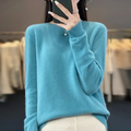 Womens Sweater Soft Knit Crewneck Warm Pullover 0