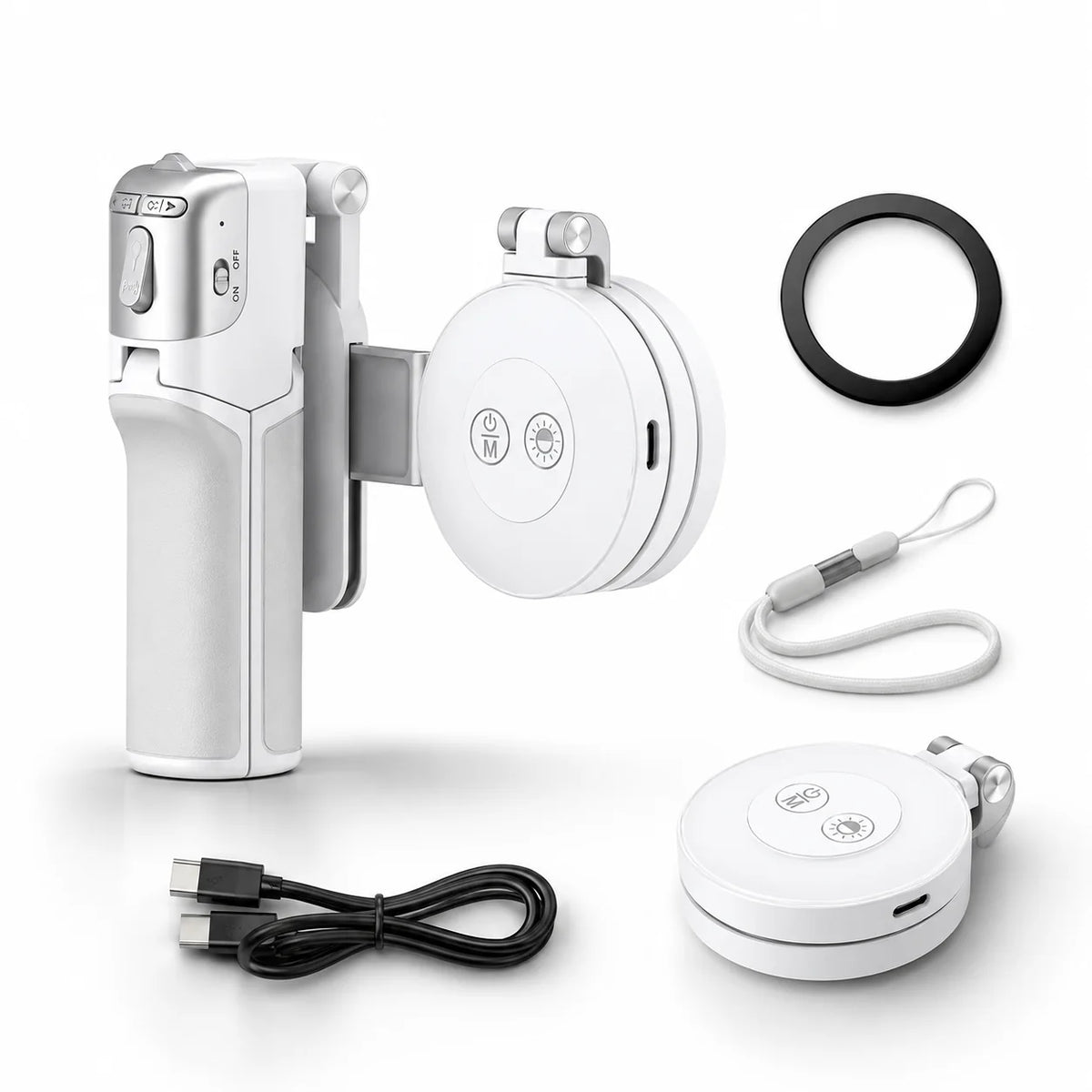 📸 Zoomable Magnetic Palm Grip | Selfie Stick & Tripod 0