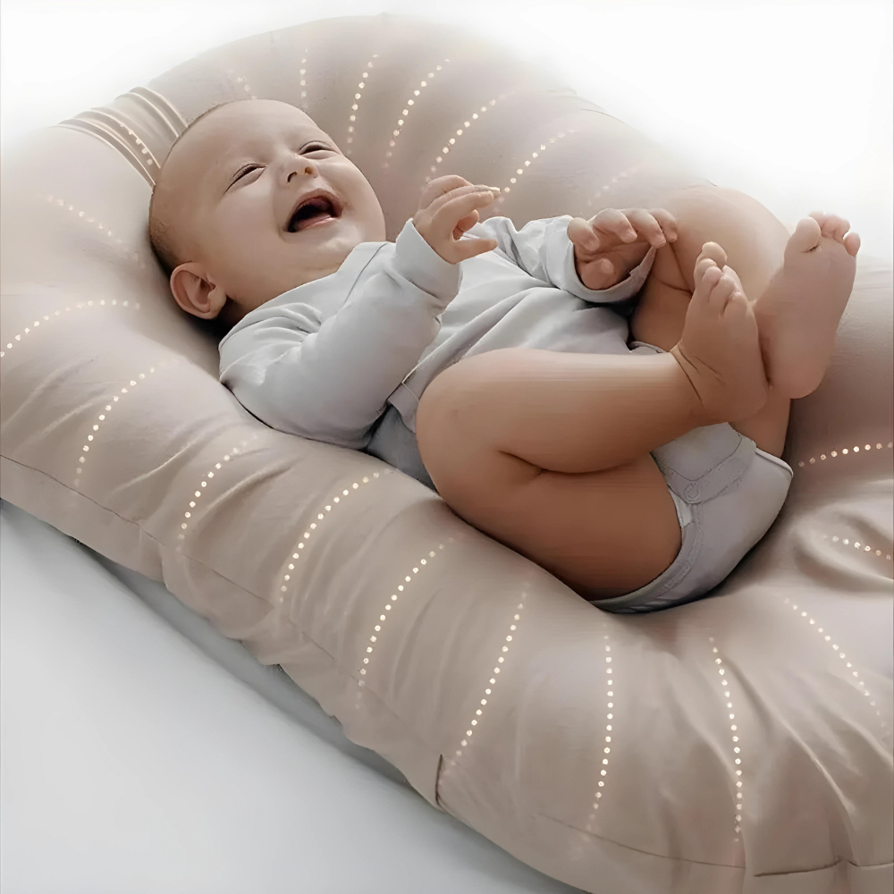 Oreiller pour bébé – Coussin doux et respirant en coton pour un usage quotidien confortable