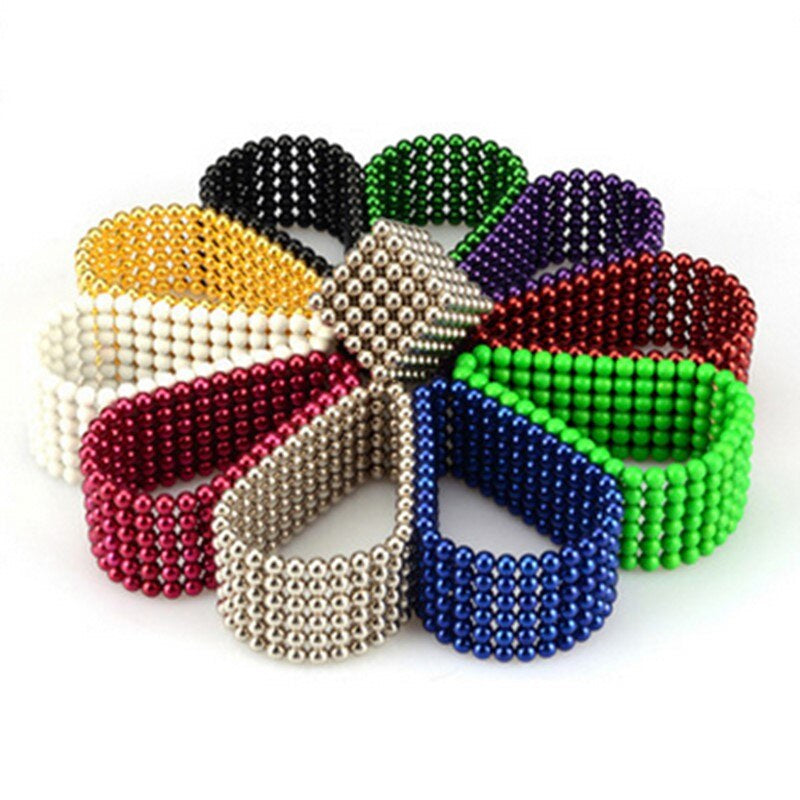 Magnetic Building Balls Set – Creative 3D Construction Kit with Strong Metal Spheres