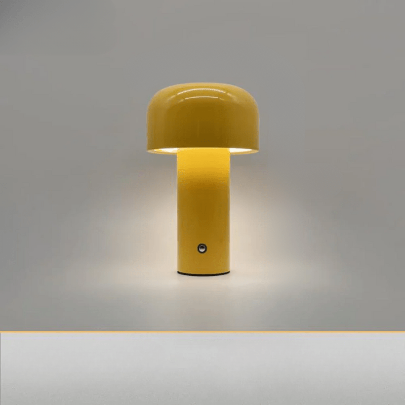 Portable USB Rechargeable Mushroom Lamp with Soft Ambient Decorative Lighting
