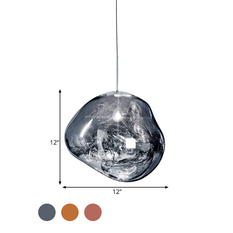 LunaLux Glass Pendant Light with Modern Elegance and Warm Ambient Illumination for Dining Areas