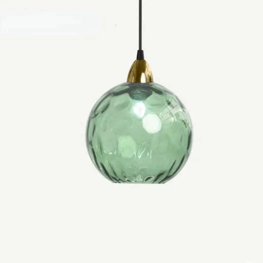Suspension en verre – Design moderne en verre transparent avec éclairage d'ambiance chaud