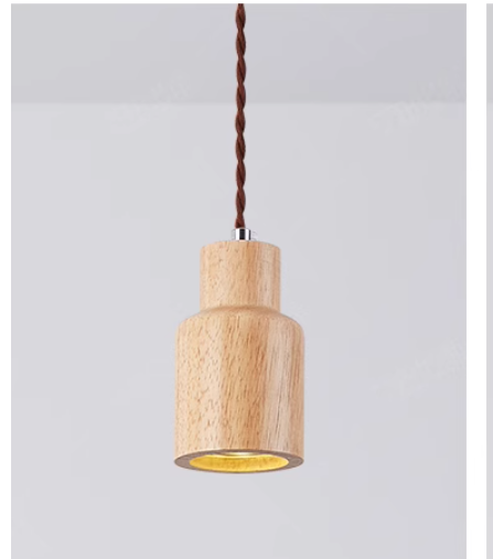 Pendant Lamp – Natural Wood Design with Warm Lighting & Scandinavian Minimalism