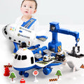 Vliegtuig-speelset voor kinderen – 20-delige SkyExplorer-set met vliegtuig, voertuigen en accessoires