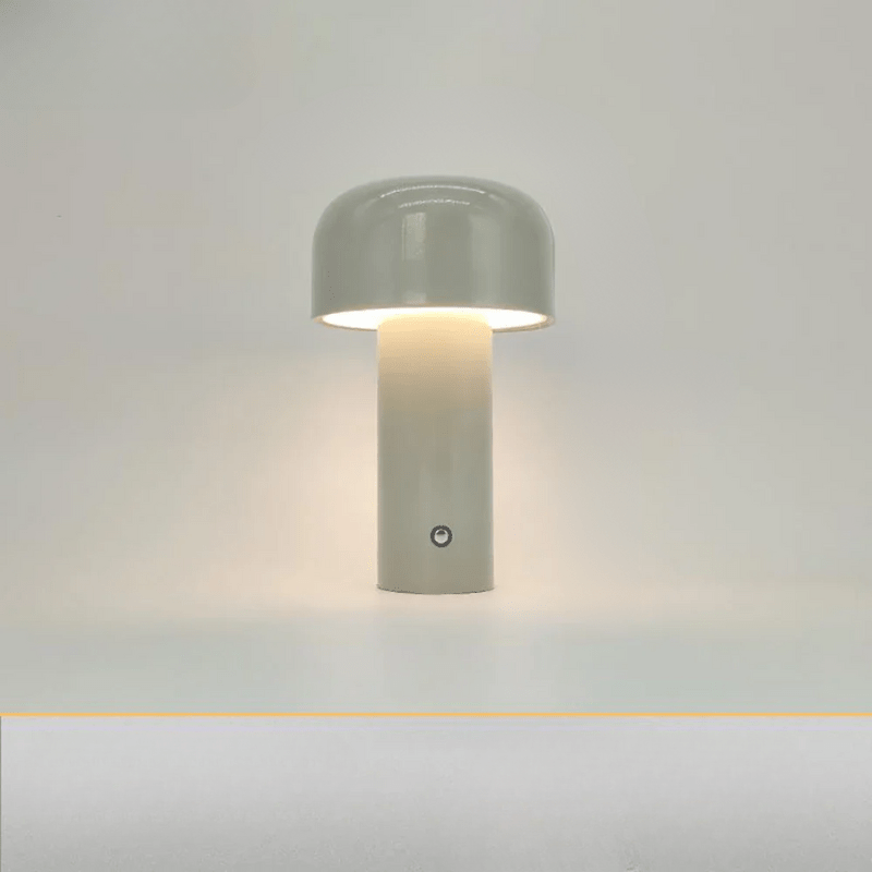 Portable USB Rechargeable Mushroom Lamp with Soft Ambient Decorative Lighting