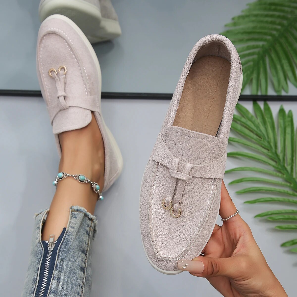 Mocassins Sanne à enfiler, au style intemporel et au confort quotidien pour toutes les occasions