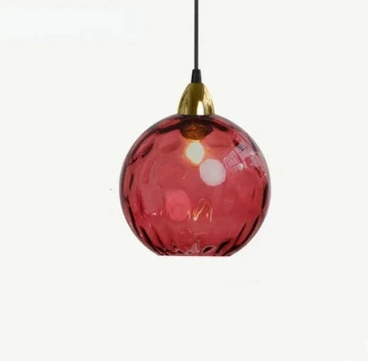 Suspension en verre – Design moderne en verre transparent avec éclairage d'ambiance chaud