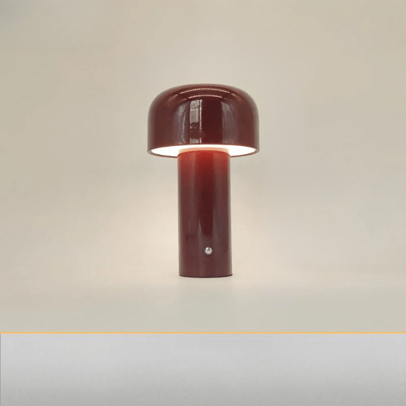Portable USB Rechargeable Mushroom Lamp with Soft Ambient Decorative Lighting